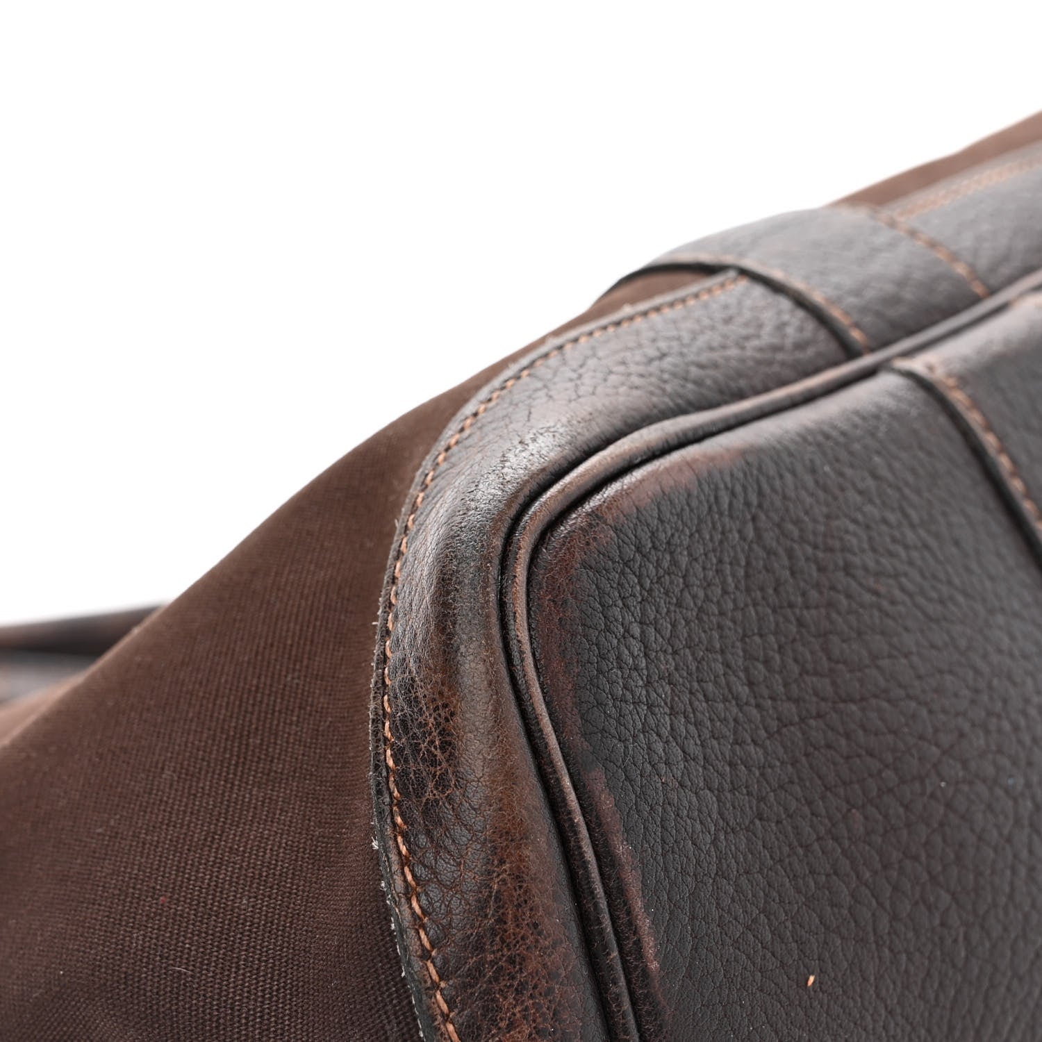 Hermes Toile Negonda Garden Party Tote 36 MM Chocolate 8 of 18