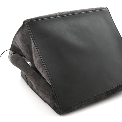 Celine Suede Calfskin Medium Big Bag Grey 8 of 9