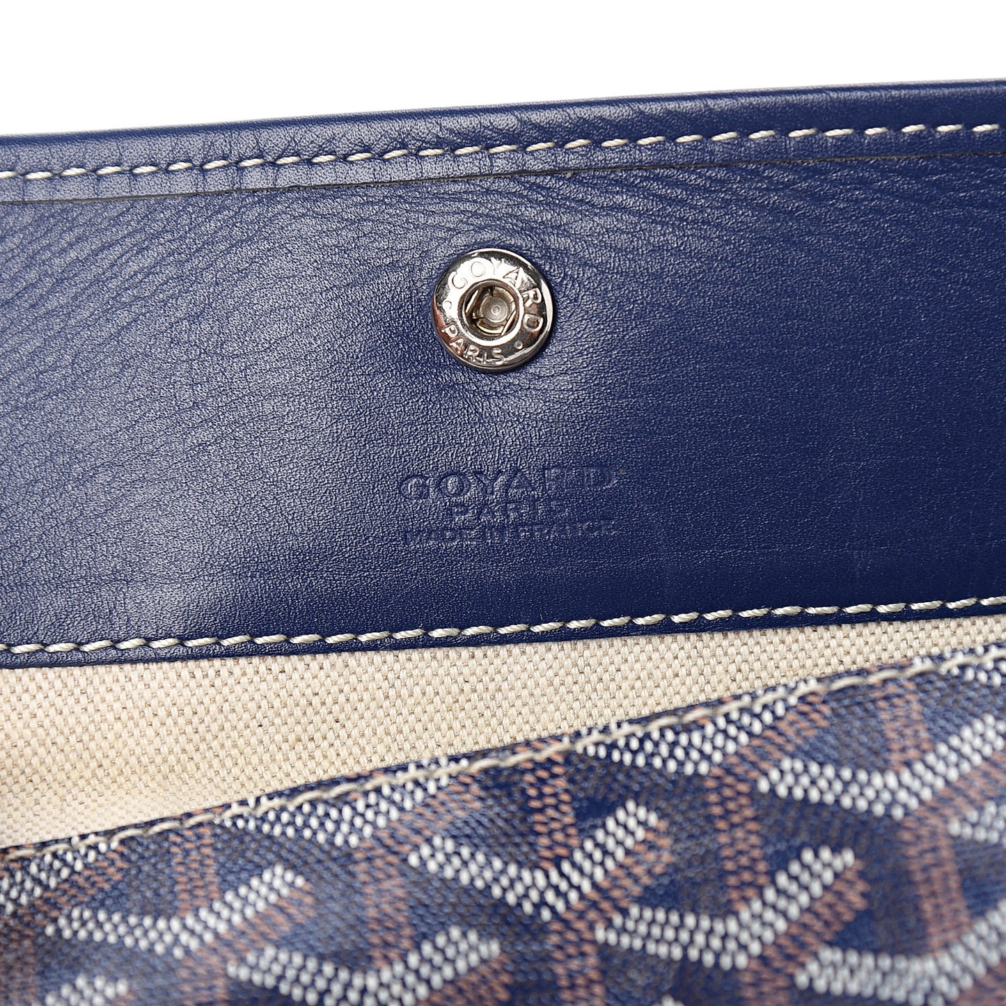 Goyardine Pouch Navy