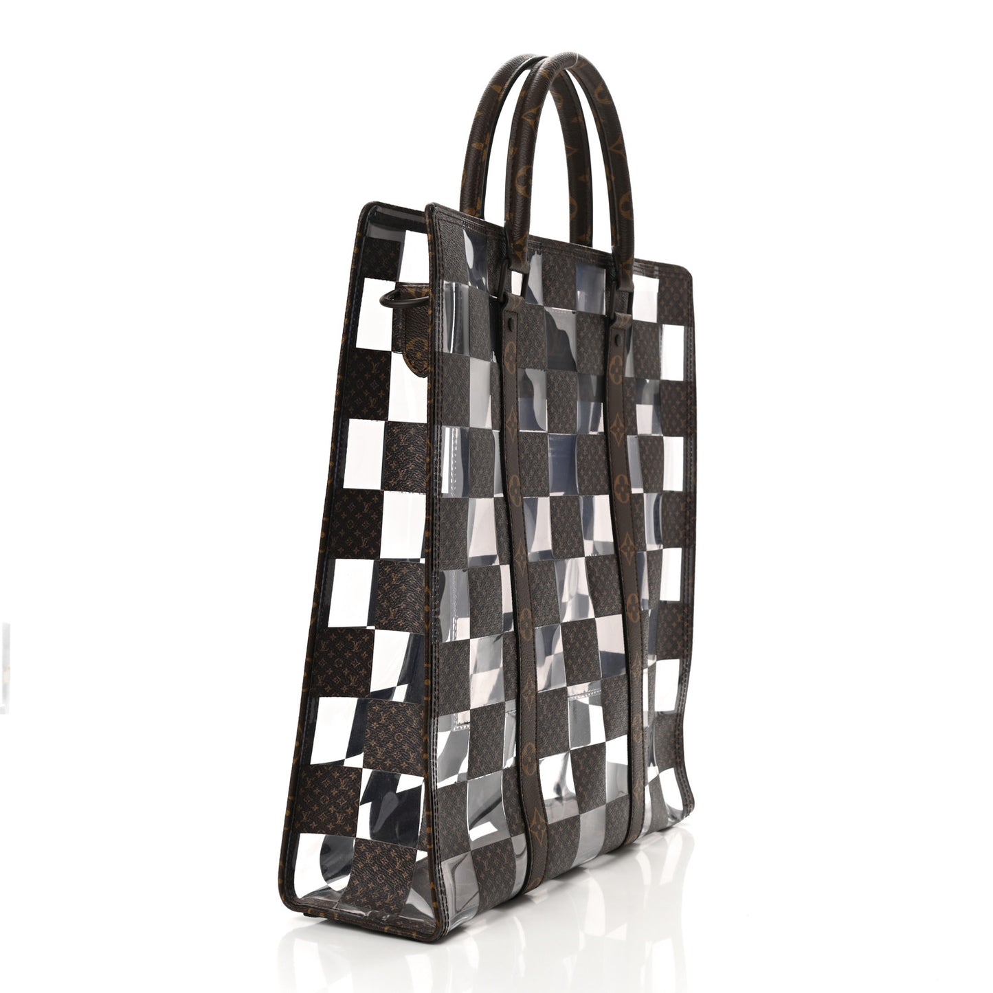 PVC Monogram Chess Sac Plat