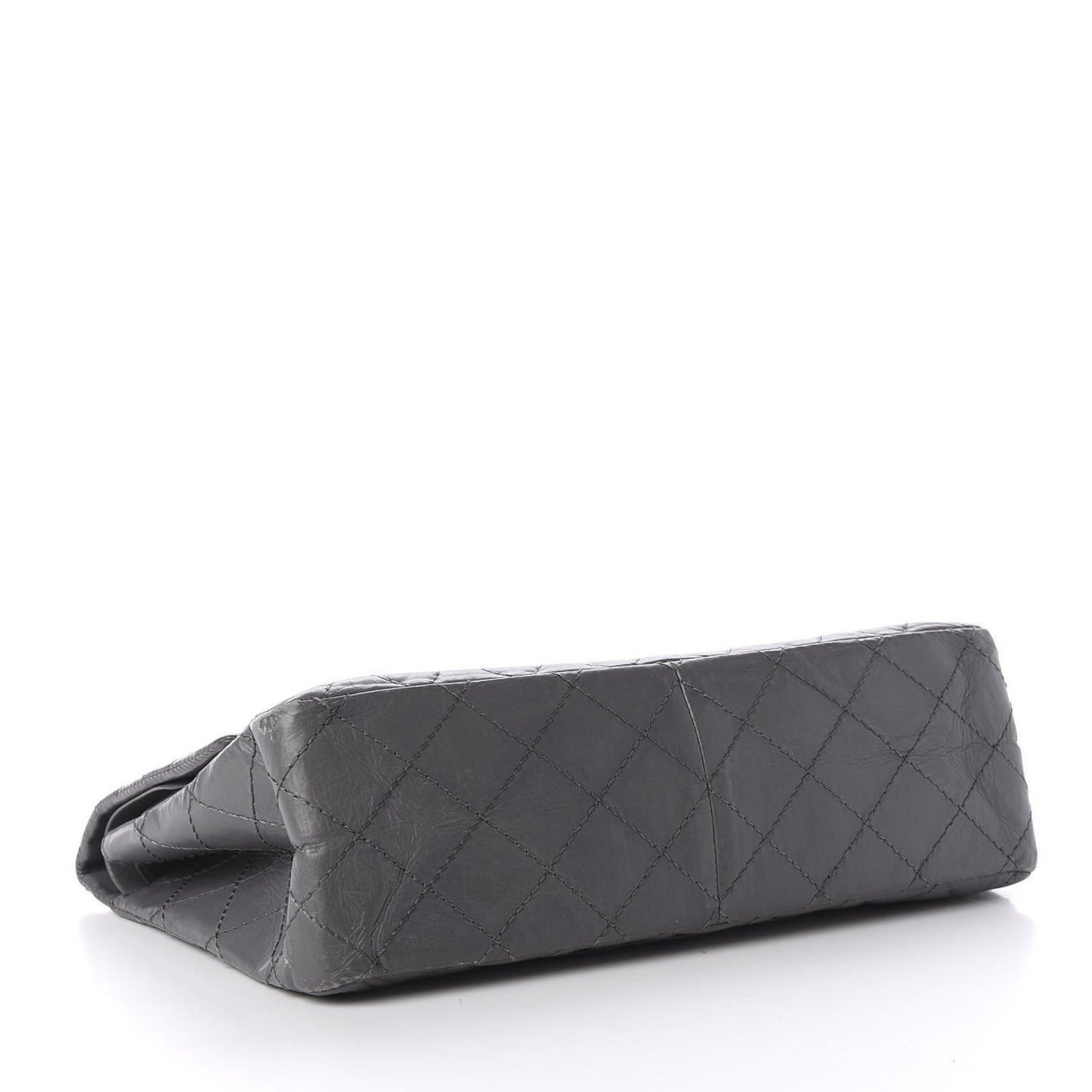 Aged Calfskin Quilted 2.55 Reissue 226 Flap Grey