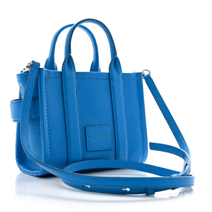 Marc Jacobs Grained Calfskin Micro The Tote Bag Scuba Pool 3 of 11