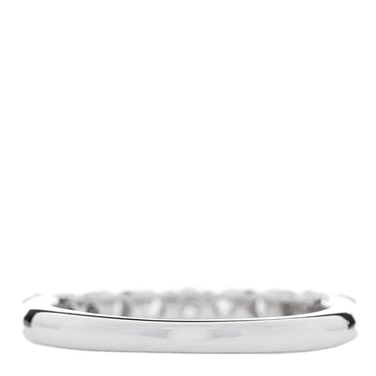 Tiffany Platinum Diamond 2.2mm Half Circle Forever Band Ring 44 3 3 of 4