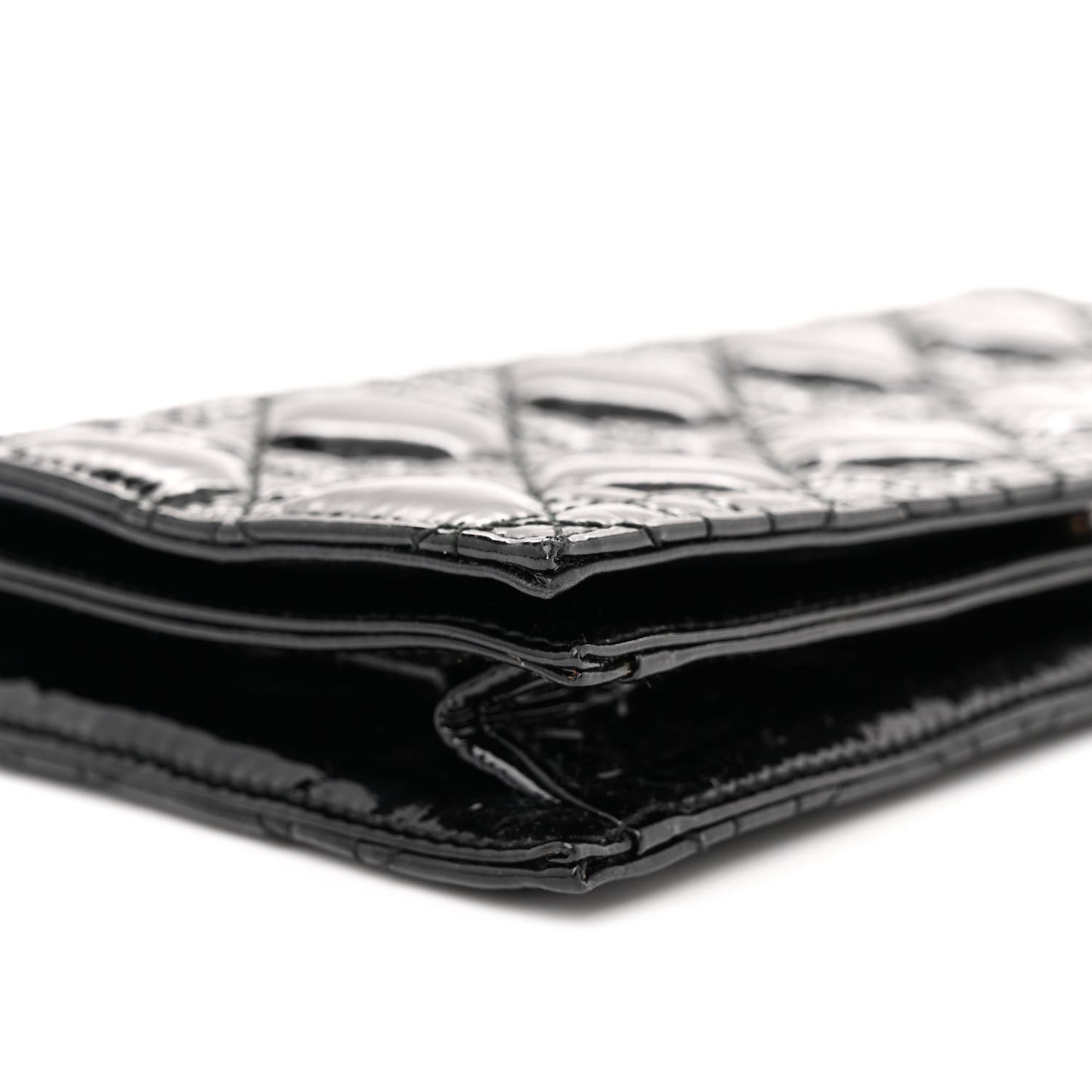 Patent Cannage Lady Dior Convertible Clutch Black