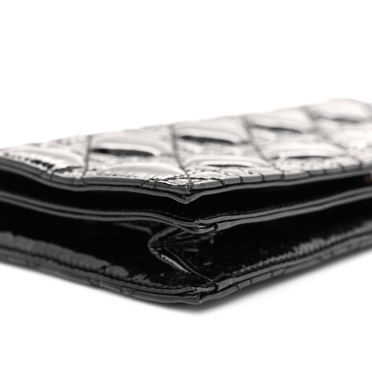 Christian Dior Patent Cannage Lady Dior Convertible Clutch Black 9 of 12