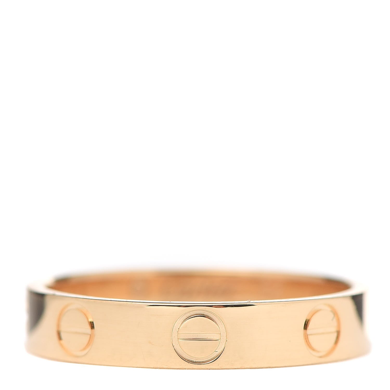 Cartier 18K Yellow Gold 3.5mm LOVE Wedding Band Ring 52 6 1 of 5