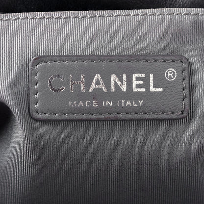 Chanel Lambskin Quilted Medium Boy Flap Black 9 of 9