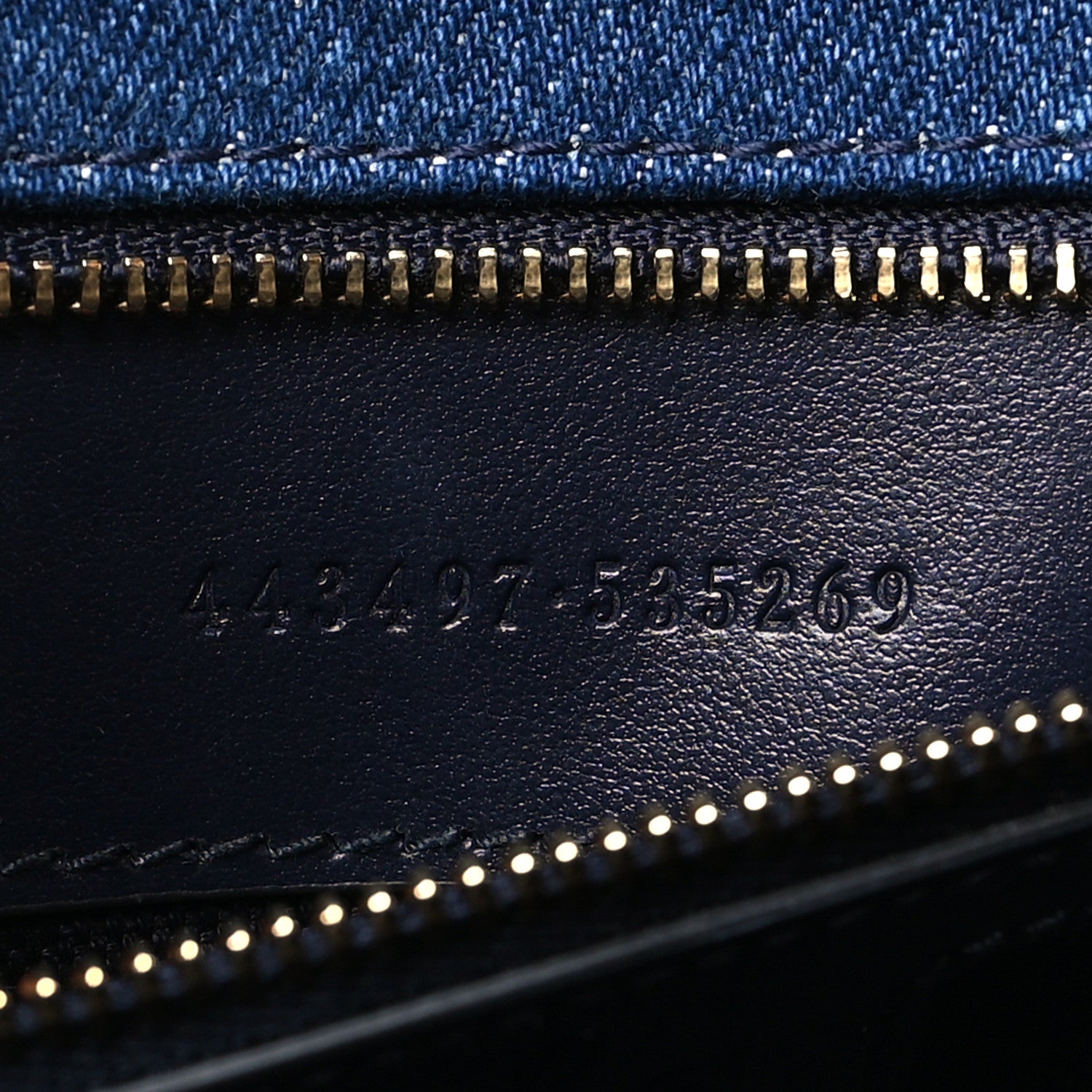 Gucci Denim Matelasse Small GG Marmont Shoulder Bag Blue 7 of 11