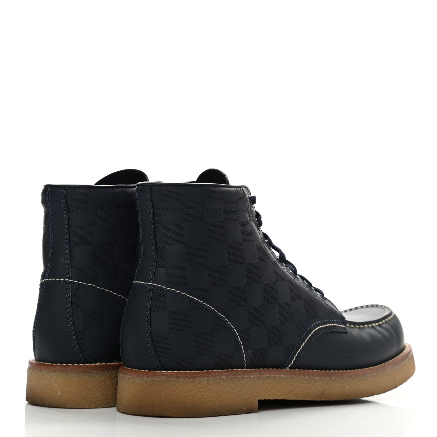 Louis Vuitton Damier Infini Sailor Ankle Boot Sneakers 7.5 Cosmos 4 of 8
