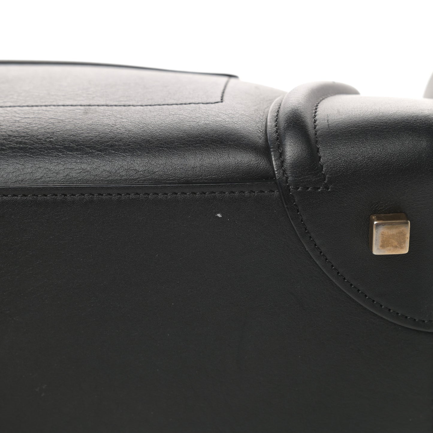 Smooth Calfskin Mini Luggage Black