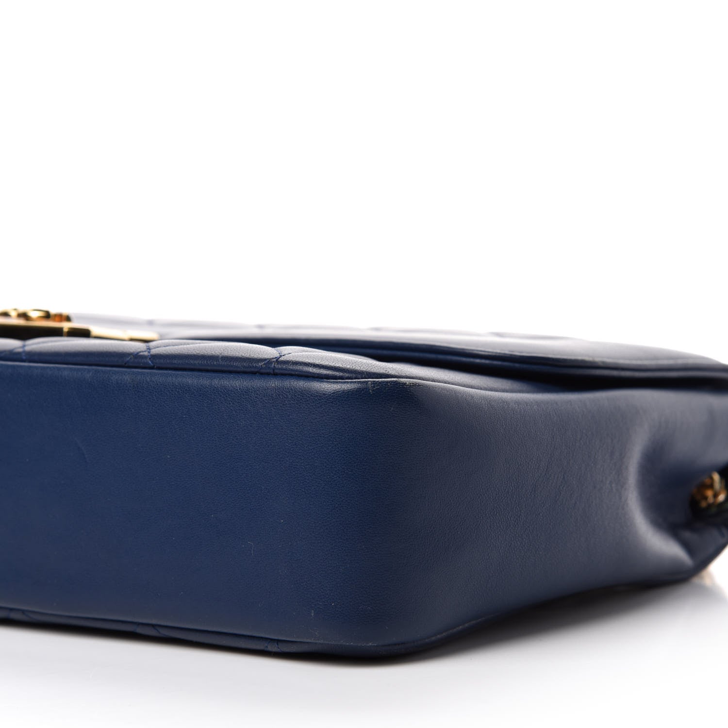Chanel Lambskin Quilted Large Chic With Me Flap Navy 8 of 13