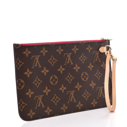 Louis Vuitton Monogram Neverfull MM GM Pochette Pivoine 3 of 8