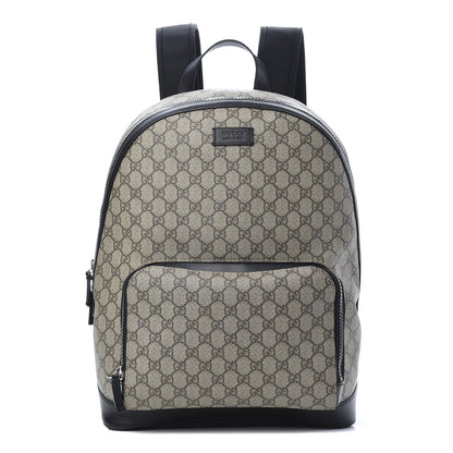 Gucci GG Supreme Monogram Medium Backpack Black 1 of 16