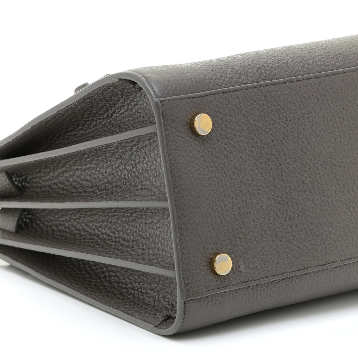 Saint Laurent Grained Calfskin Small Sac De Jour Fog 7 of 12