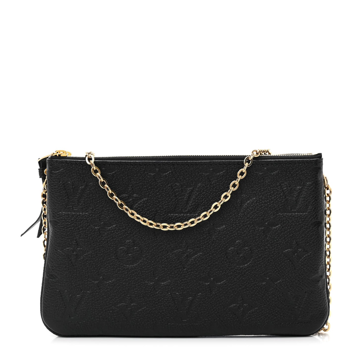 Empreinte Double Zip Pochette Black