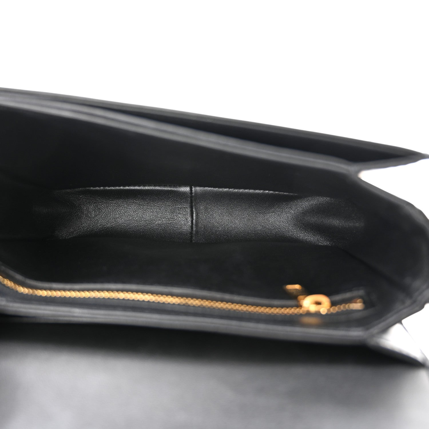 Celine Shiny Calfskin Small Triomphe Black 5 of 10