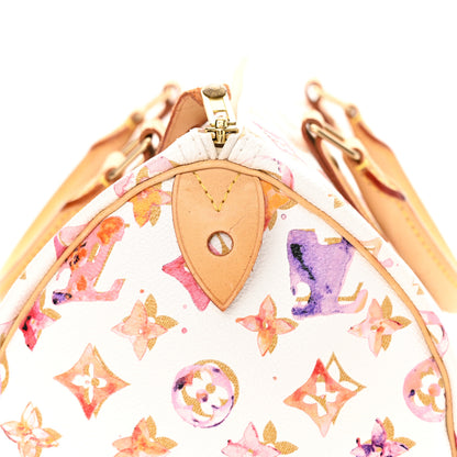 Louis Vuitton Watercolor Aquarelle Speedy 30 White 20 of 21