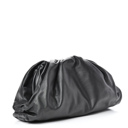 Bottega Veneta Smooth Butter Calf The Pouch Oversized Clutch Black 2 of 10