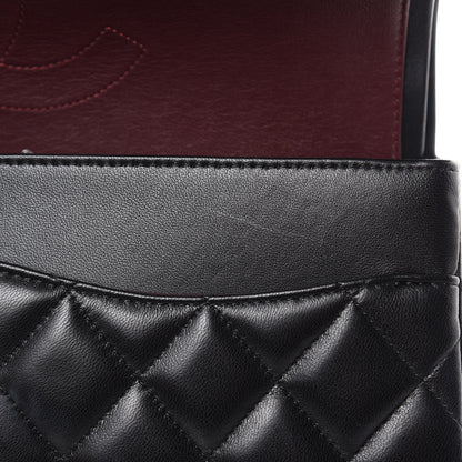 Chanel Lambskin Quilted Jumbo Double Flap Black 16 of 16