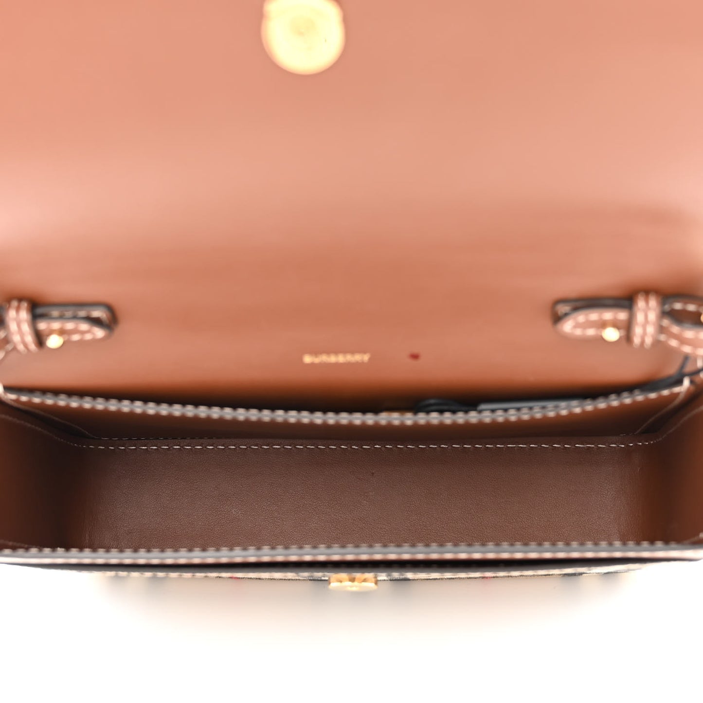 Calfskin Vintage Check New Hampshire Bag Archive Beige Tan
