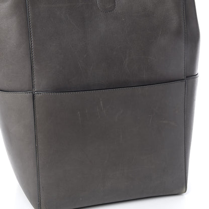 Celine Smooth Calfskin Sangle Bucket Bag Grey 12 of 12