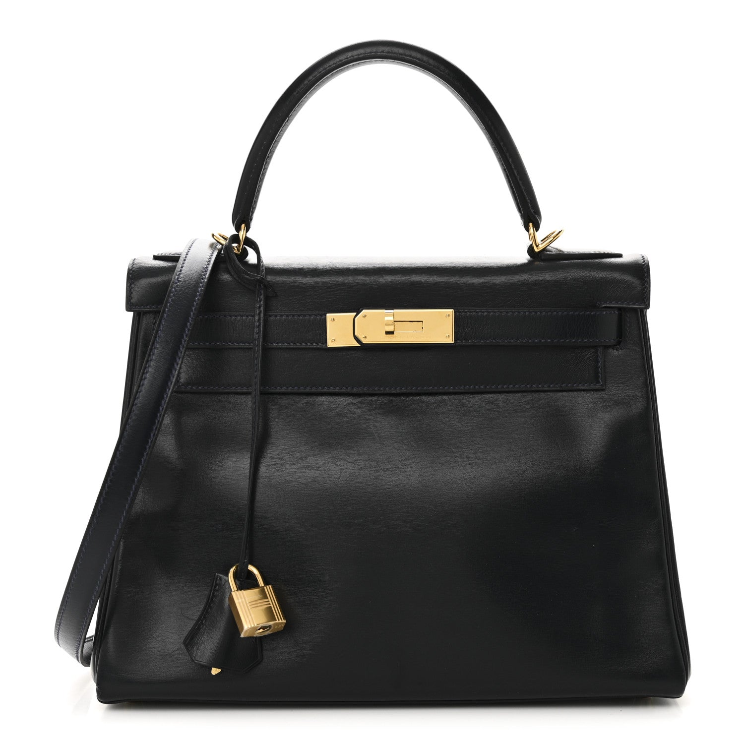 Hermes Box Kelly Retourne 28 Indigo 1 of 10