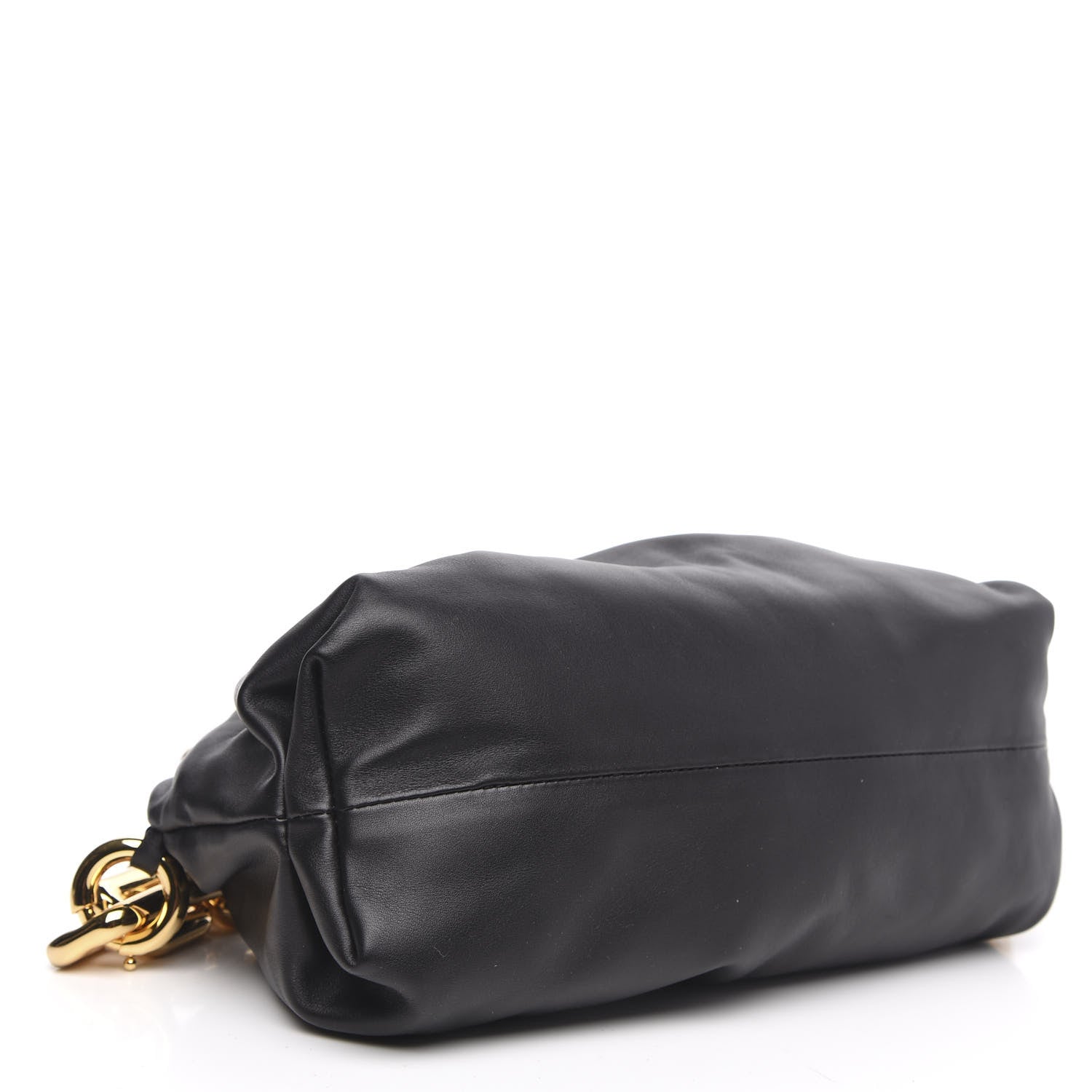 Bottega Veneta Calfskin The Pouch Chain Black 4 of 9