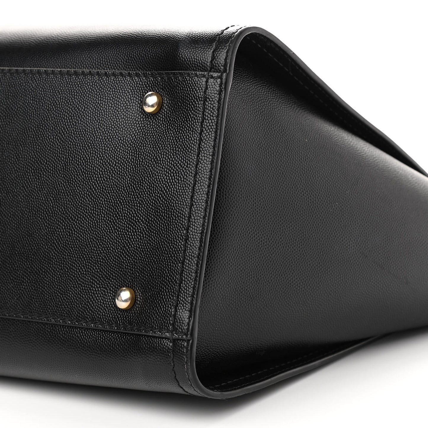 Caviar Small Studded Deauville Tote Black