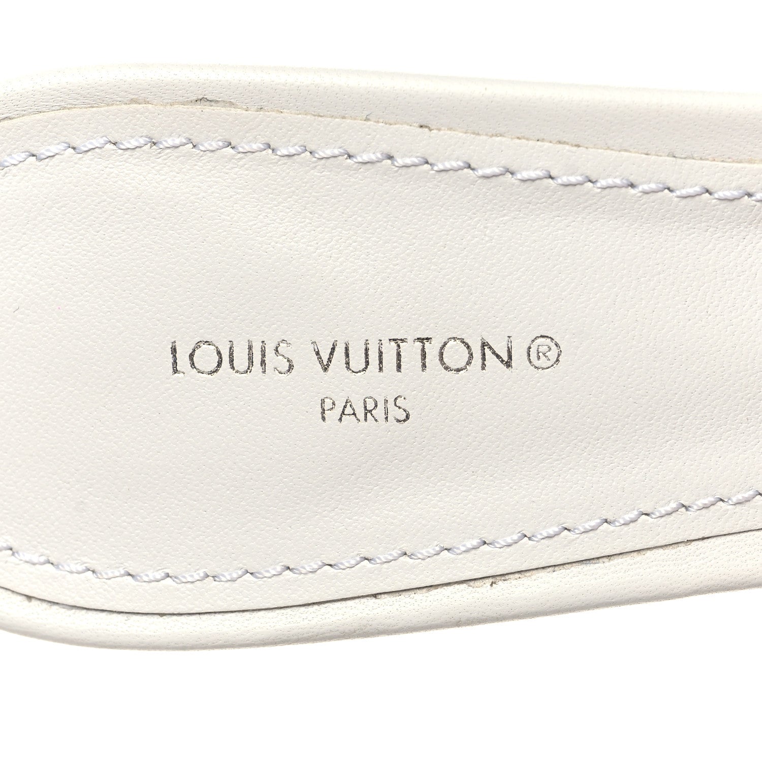 Louis Vuitton Lambskin Embossed Monogram Watercolor Neo Revival 95mm Mules 41 White Multicolor 8 of 8