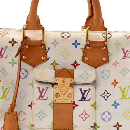 Louis Vuitton Monogram Multicolor Speedy 30 White 7 of 13