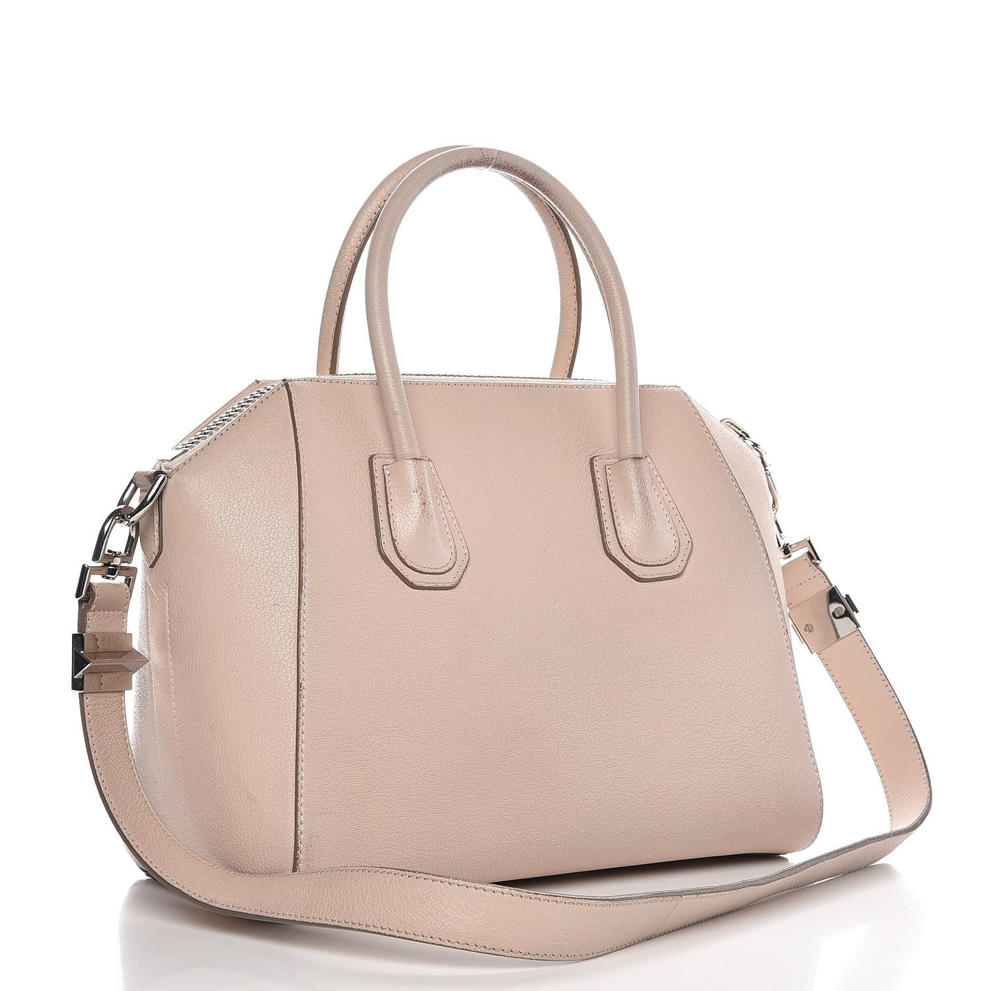 Sugar Goatskin Small Antigona Nude Pink