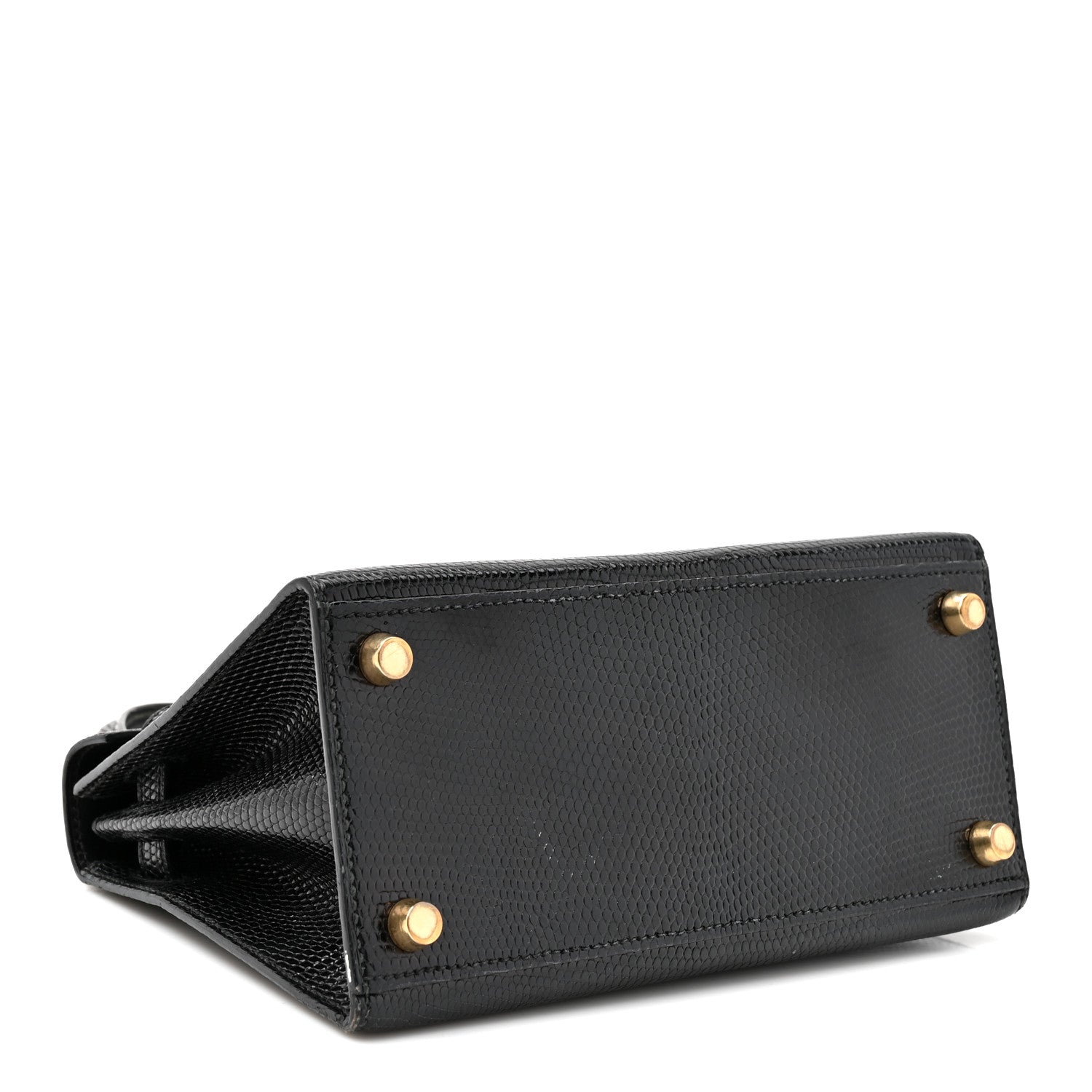 Hermes Lizard Mini Kelly Sellier 20 Black 4 of 16
