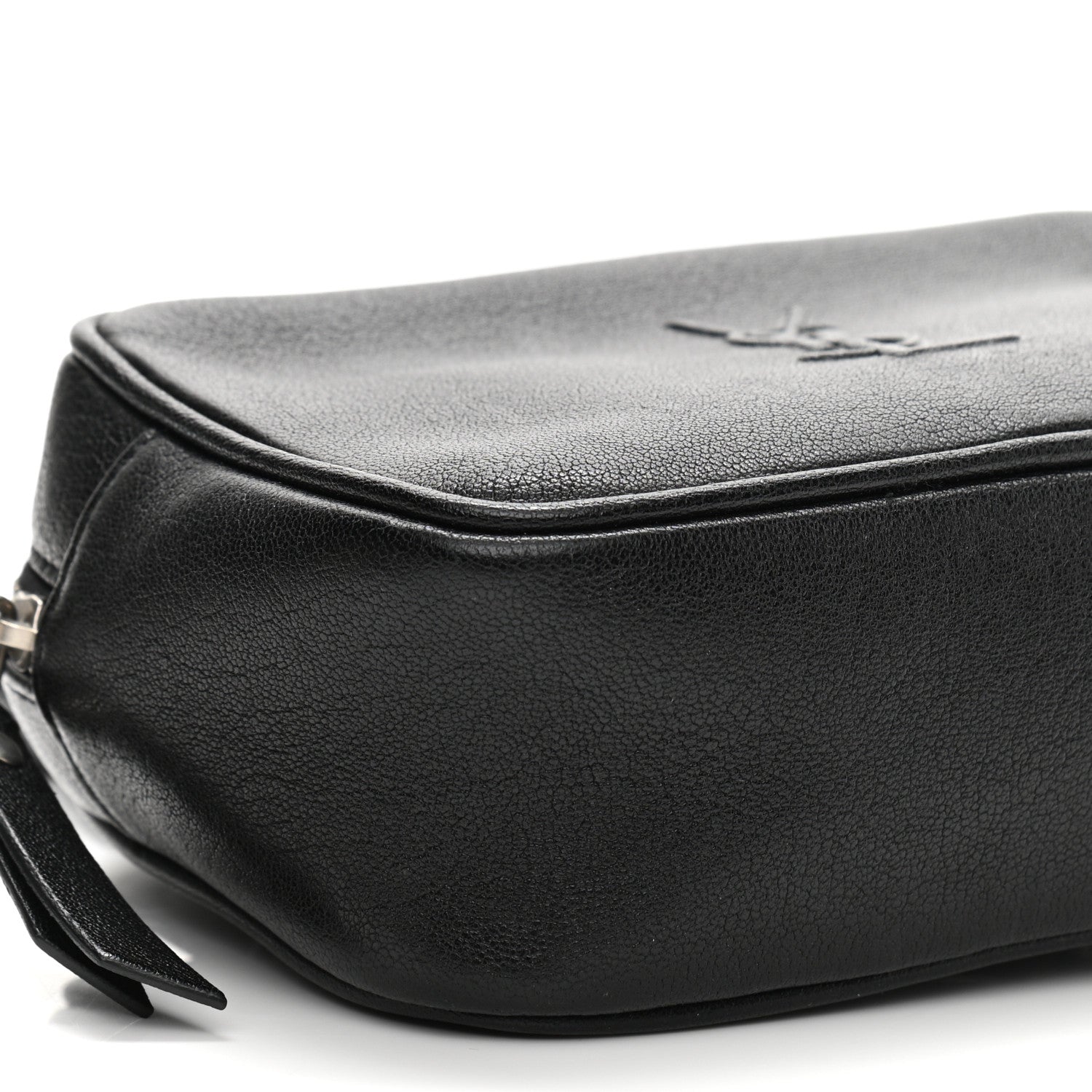 Saint Laurent Lambskin Monogram Lou Belt Bag Black 9 of 10