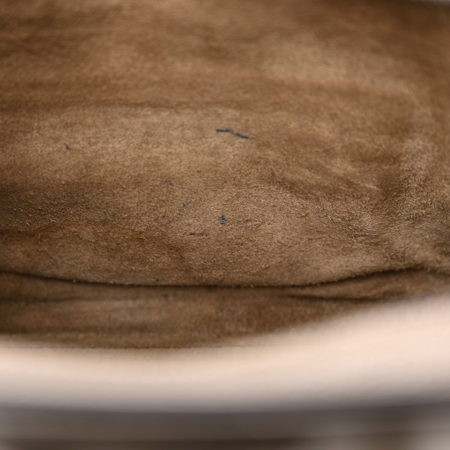 Drummed Calfskin Nano Luggage Souris