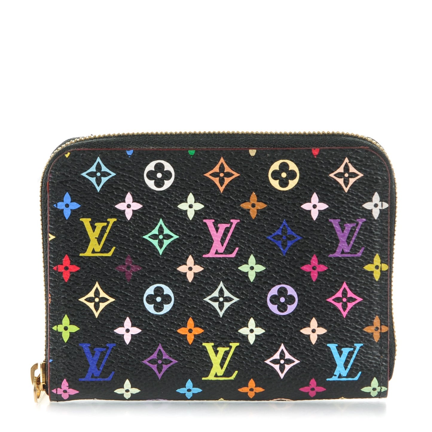 Monogram Multicolor Zippy Coin Purse Black Grenade