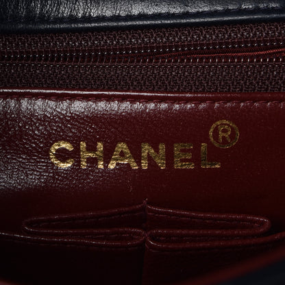 Chanel Lambskin Quilted Small Flap Navy 8 of 10
