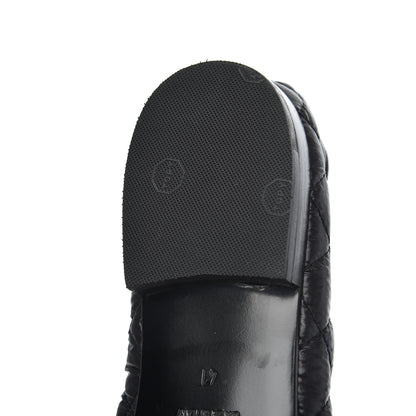 Chanel Nylon Quilted Cap Toe Ballerina Flats 41 Black 10 of 21