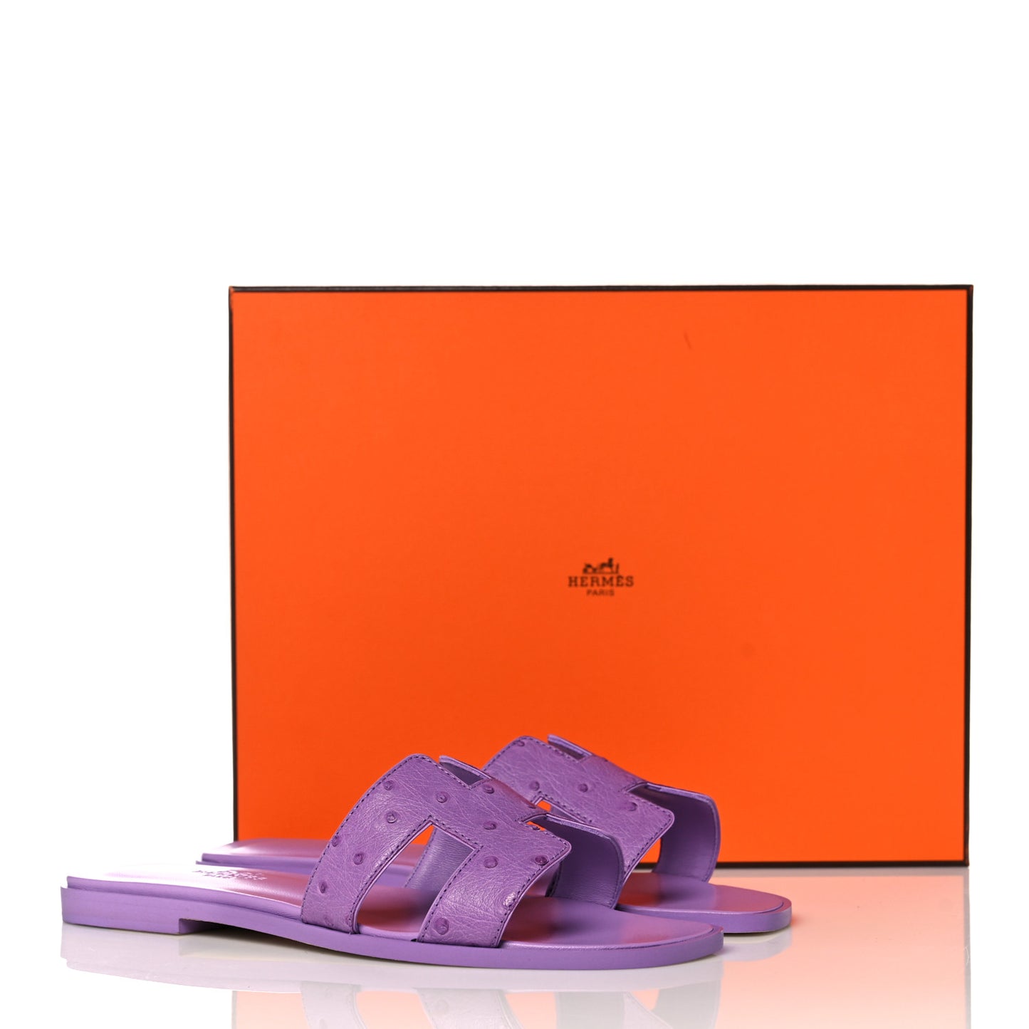 Ostrich Oran Sandals 36 Violet