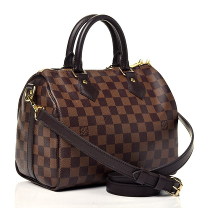 Louis Vuitton Damier Ebene Speedy Bandouliere 25 4 of 10