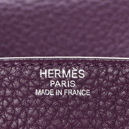 Hermes Fjord Birkin 35 Cassis 19 of 34