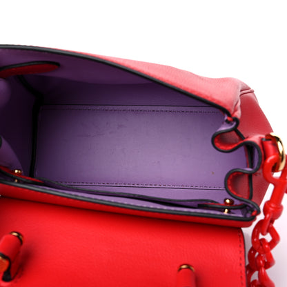 Versace Grained Calfskin Medium La Medusa Bag Red 5 of 17