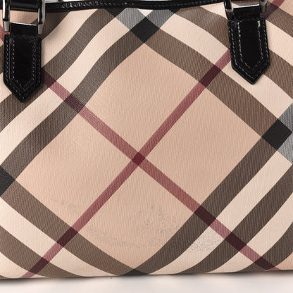 Burberry Nova Check Small Nickie Tote Black 15 of 18