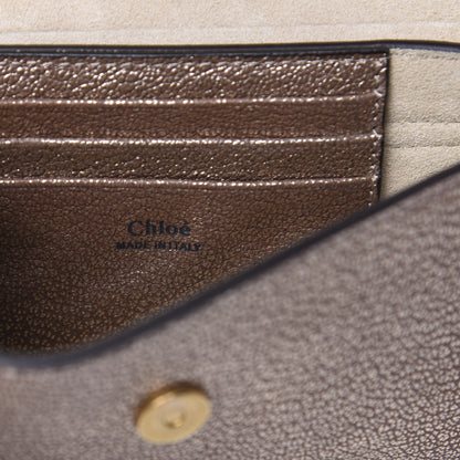 Chloe Metallic Goatskin Mini Faye Shoulder Bag Abstract Gold 8 of 10