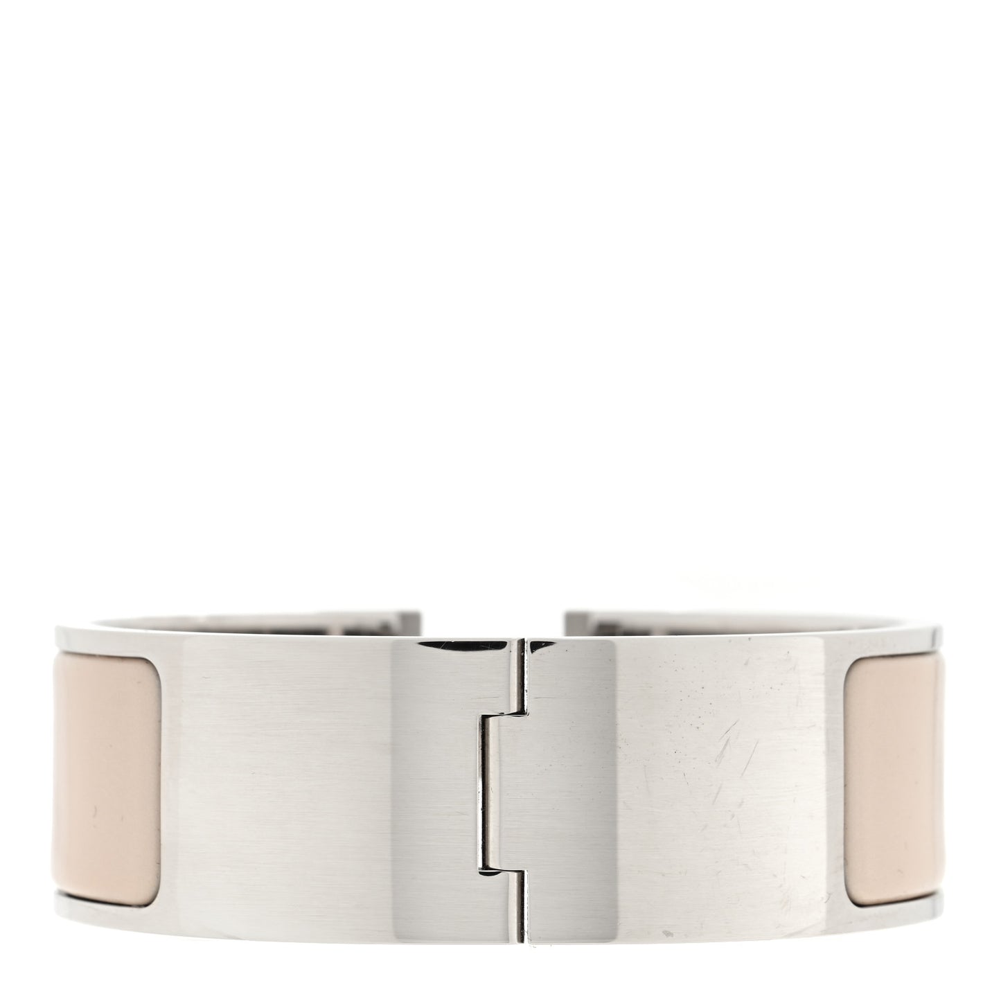 Enamel Wide Clic Clac H Bracelet PM Marron Glace