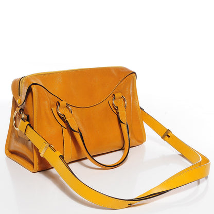 Marc Jacobs Goatskin Small Wellington Satchel Yellow 3 of 8