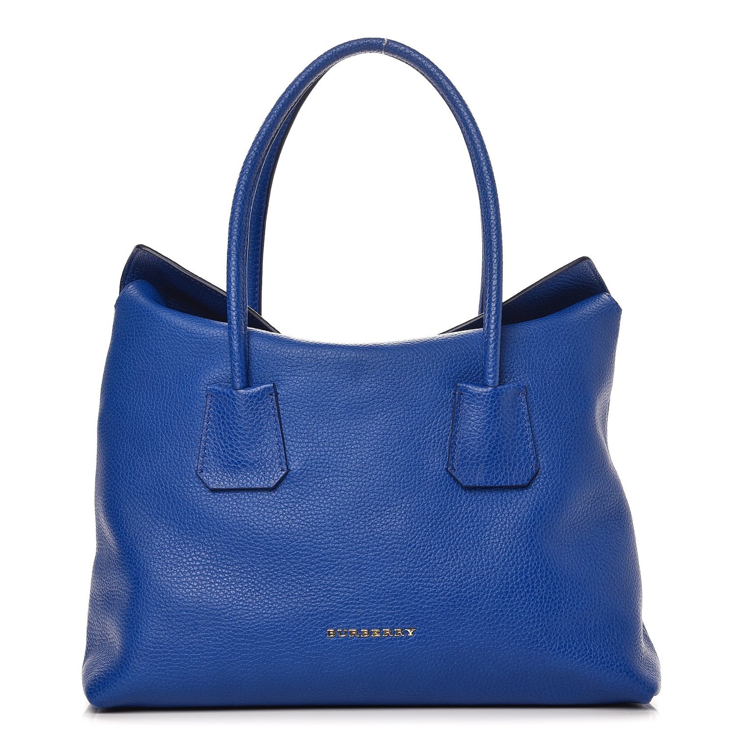 Grainy Calfskin Medium Baynard Tote Brilliant Blue