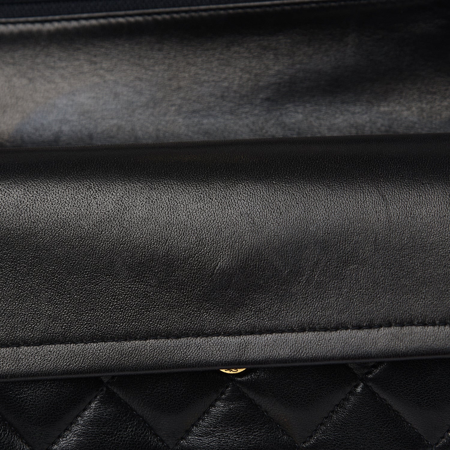 Chanel Lambskin Quilted Small Double Flap Black 10 of 16