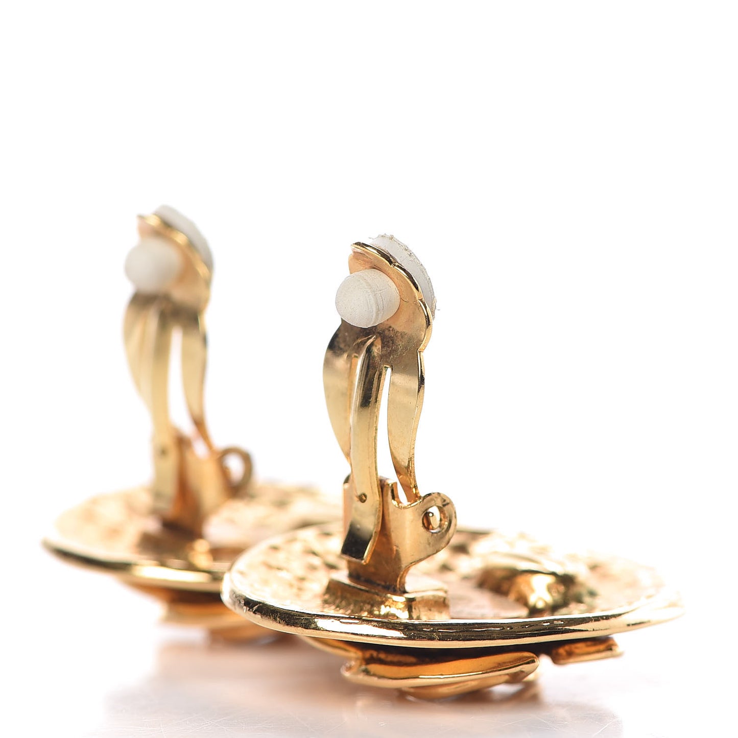 CC Clip On Earrings Gold