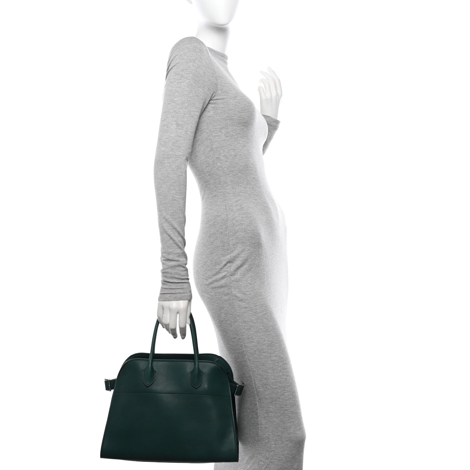 The Row Polished Saddle Calfskin Soft Margaux 12 Cyprus 2 of 12