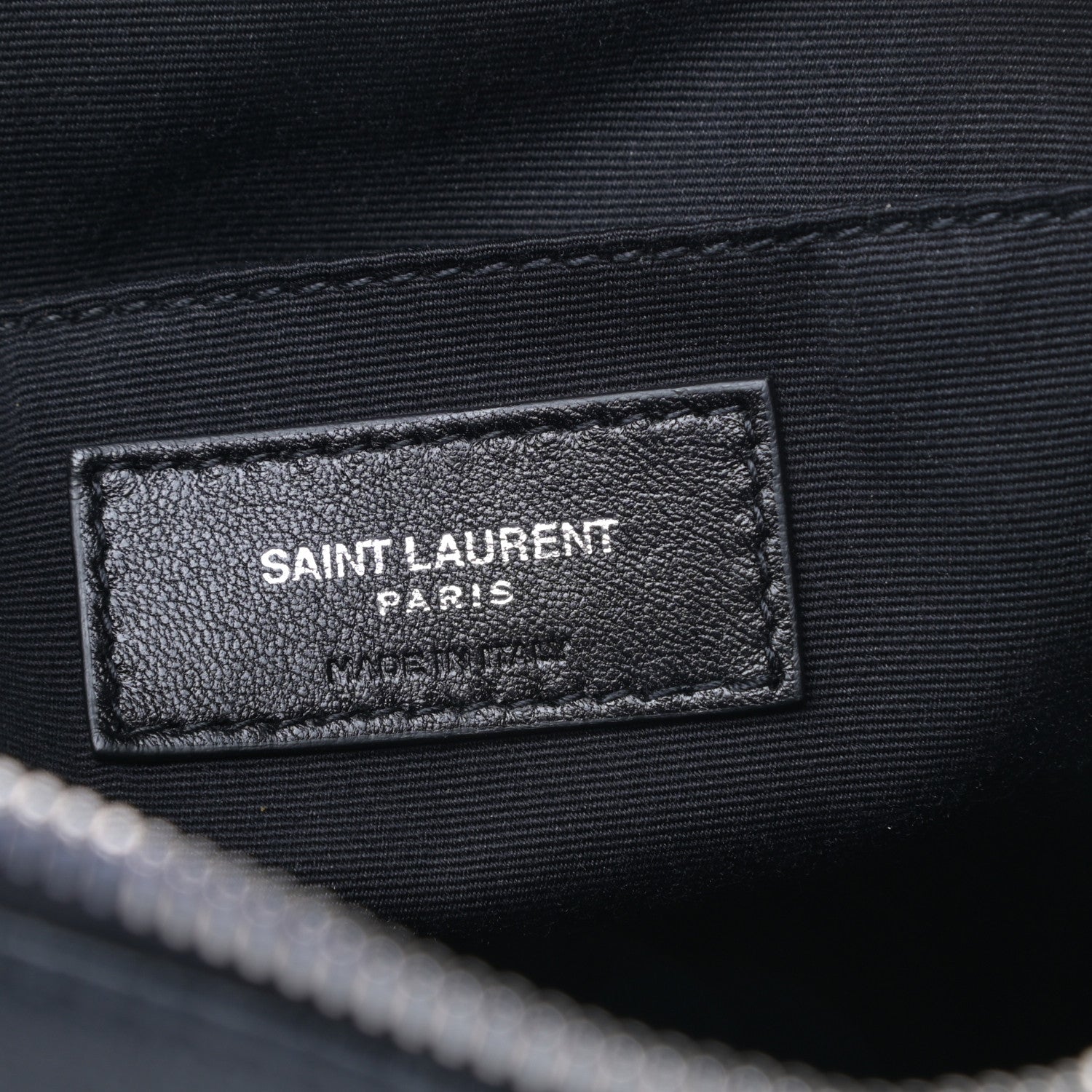 Saint Laurent Lambskin Monogram Small Lou Camera Bag Black 6 of 9